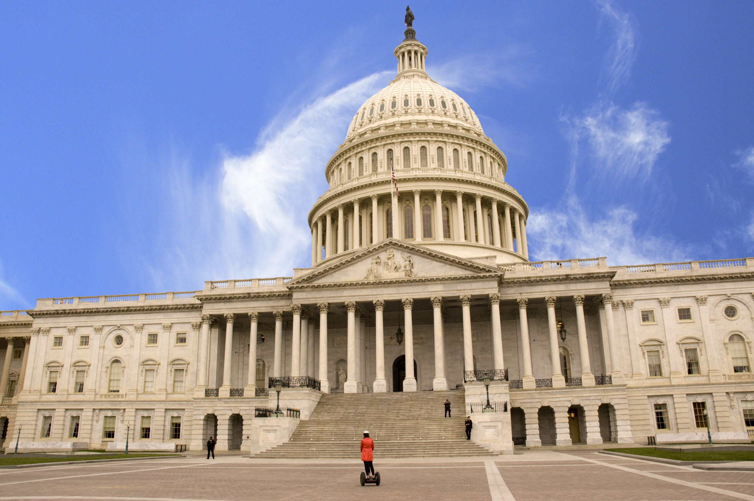 The United States Capitol building in Washington, D.C., where the Desalination Reauthorization Act was introduced. Illustrative image, not a photo of a desalination facility.